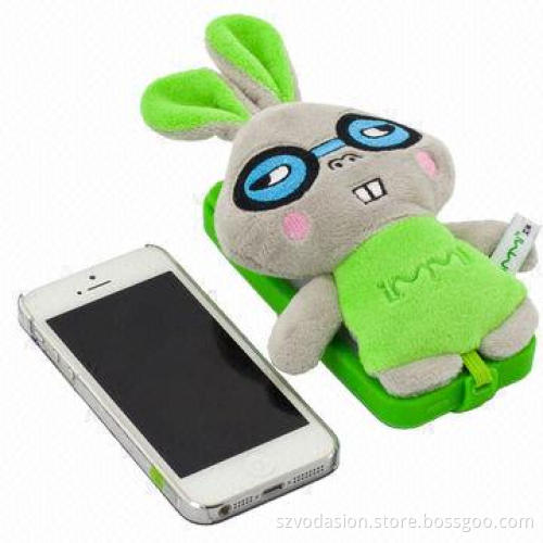 High quality soft plush case for iPhone 5 with silicon cover